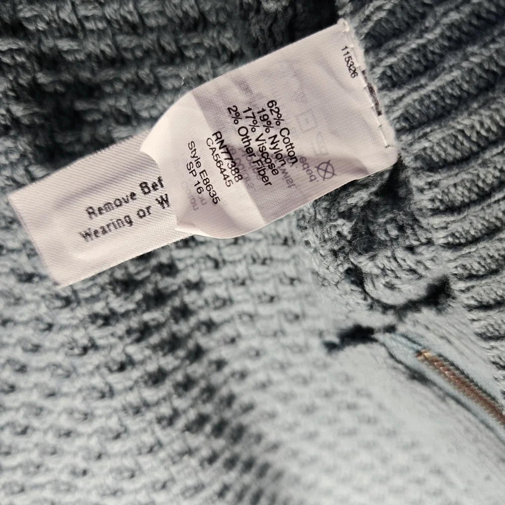Madewell Womens Small Landmark Texture SweaterPullover